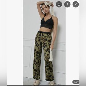 Scotch & Soda Forest Floral Wide Leg Pants